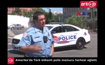 Amerikalı Türk kökenli polis herkesi ağlattı