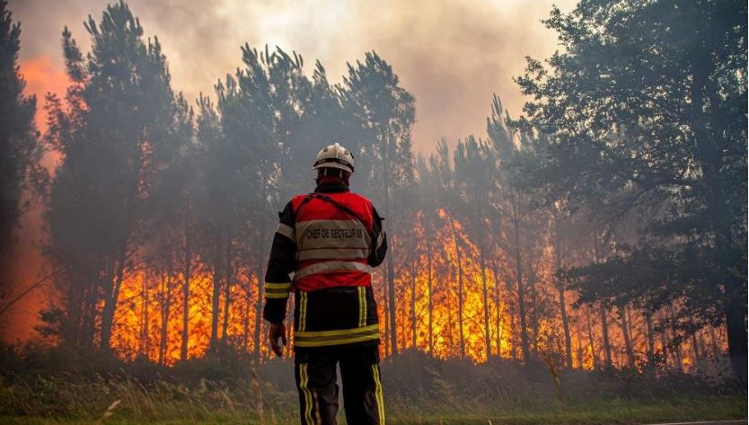 Fransa&#8217;da orman yangınları yeniden başladı!