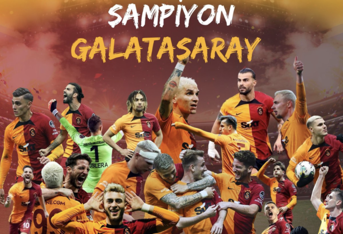 Spor Toto Süper Lig 2022/23 sezonu şampiyonu Galatasaray!